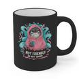 Sarcastic Loner Introvert Clothing Not Friendly Do Not Touch Small Graphic Print Coffee Mug Sarcastic Loner Introvert Clothing Not Friendly Do Not Touch Small Graphic Print Coffee Mug