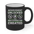 Schwangerschaft Verknden Geschenk Zocker New Character Created Pregnancy Announcement Dad Gamer Graphic Print Coffee Mug
