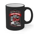 Semi Truck Driver For Truckers And Dads Small Graphic Print Coffee Mug