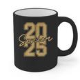 Senior 2025 Class Of 2025 Gold Senior Graduation Graphic Print Coffee Mug