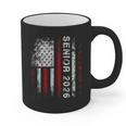 Senior 2026 American Flag Shirt USA Graduation Class Of 2026 Graphic Print Coffee Mug