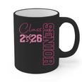 Senior 2026 Class Of 2026 Coquette Bow Graduation 2026 Graphic Print Coffee Mug