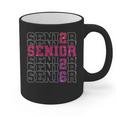 Senior 2026 Class Of 2026 Graduation 2026 Pink Girl Women Graphic Print Coffee Mug
