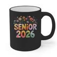 Senior 2026 Groovy Retro Grad Class Of 2026 Graduation Kids Graphic Print Coffee Mug