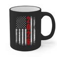 Senior Class Of 2026 Patriotic American USA Flag Graduation Graphic Print Coffee Mug