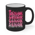 Senior Class Of 2026 Pink Coquette Bow Graduation 2026 Graphic Print Coffee Mug