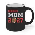 Senior Football Mom 2027 Team Class Of 2027 Graduation Mom Graphic Print Coffee Mug