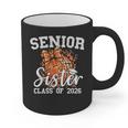 Senior Sister Class Of 2026 Coquette Basketball Graduation Graphic Print Coffee Mug