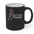 Silent Night Please Christmas Introvert Graphic Print Coffee Mug Silent Night Please Christmas Introvert Graphic Print Coffee Mug