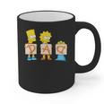 The Simpsons Father's Day Bart Lisa Maggie Dad Birthday Graphic Print Coffee Mug