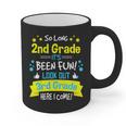 So Long 2nd Grade Here I Come 3rd Grader Graduation Graphic Print Coffee Mug