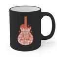 Social Introverts Hang Out With Guitars Musician Guitarist Graphic Print Coffee Mug