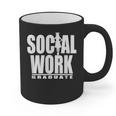 Social Work Graduate TShirt College Graduation Graphic Print Coffee Mug