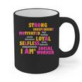 Social WorkerShirt Graduation Social Work Month Graphic Print Coffee Mug