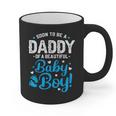 Soon To Be A Daddy Of A Baby Boy New Dad Expecting Father Graphic Print Coffee Mug