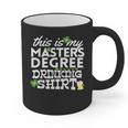 St Patricks Day Masters Degree MSW Graduation Social Work Graphic Print Coffee Mug
