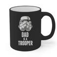 Star Wars Father's Day Stormtrooper Dad Is A Trooper Vintage Graphic Print Coffee Mug Star Wars Father's Day Stormtrooper Dad Is A Trooper Vintage Graphic Print Coffee Mug