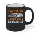 This Station Wagon Runs On Nostalgia Wagon Graphic Print Coffee Mug