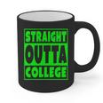 Straight Outta College 2018 Graduation Graphic Print Coffee Mug