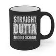 Straight Outta Middle School Class Of 2024 Graduation Graphic Print Coffee Mug