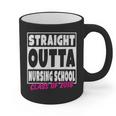 Straight Outta Nursing School Class Of 2018 Graduation Graphic Print Coffee Mug