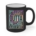 Straight Outta Preschool Class Of 2022 School Graduation Graphic Print Coffee Mug