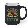 Strong Dad Workout Weight Lifting Father's Day Graphic Print Coffee Mug
