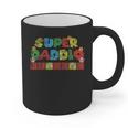 Super Daddio Retro Gamer Dad Style Graphic Print Coffee Mug Super Daddio Retro Gamer Dad Style Graphic Print Coffee Mug