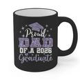 Super Proud Dad Of 2026 Graduate Senior Graduation Family Graphic Print Coffee Mug