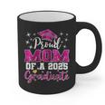 Super Proud Mom Of 2025 Graduate Senior Graduation Family Graphic Print Coffee Mug