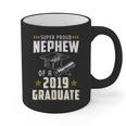 Super Proud Nephew Of A 2019 Graduate Shirt Graduation Graphic Print Coffee Mug