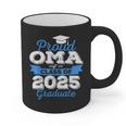 Super Proud OMA Of 2025 Graduate Senior Graduation Family Graphic Print Coffee Mug