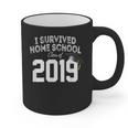 I Survived Home School Class Of 2019 Graduation t Shirt Graphic Print Coffee Mug