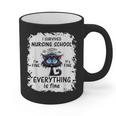 I Survived Nursing School Graduation 2025 Graphic Print Coffee Mug