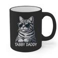 Tabby Daddy Cat Dad Graphic Grey Tabby Cat Lover Graphic Print Coffee Mug Tabby Daddy Cat Dad Graphic Grey Tabby Cat Lover Graphic Print Coffee Mug