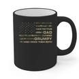 I Have Two Titles Dad And Grumpy Father's Day Grandpa Grumpy Graphic Print Coffee Mug