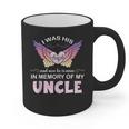 Uncle Angel In My Memory Cute Family Remembrance Match Graphic Print Coffee Mug