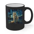 Van Gogh Starry Night Cat For Cat Lover Cat Mom And Cat Dad Graphic Print Coffee Mug