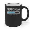 Veterinarian Progress Vet Graduation DVM Graphic Print Coffee Mug