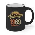 Vintage 1969 Retro Era Badge For Nostalgia Fans Graphic Print Coffee Mug