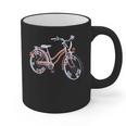 Vintage Bicycle With Playing Cards Nostalgia Graphic Print Coffee Mug