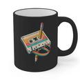 Vintage Pencil Rewind Cassette Tape Nostalgia Party 80s 90s Graphic Print Coffee Mug