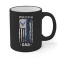 Vintage USA Flag Proud To Be An US Air Force Dad Graphic Print Coffee Mug Vintage USA Flag Proud To Be An US Air Force Dad Graphic Print Coffee Mug
