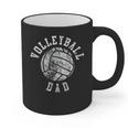 Vintage Volleyball Dad Graphic Print Coffee Mug
