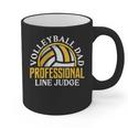Volleyball Dad Professional Line Judge Volleyball Dad Graphic Print Coffee Mug