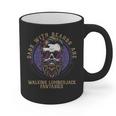 Walking Lumberjack Fantasies Dads With Beards Fantasy Art Graphic Print Coffee Mug