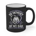 I Wear Periwinkle In Memory My Dad Stomach Cancer Awareness Graphic Print Coffee Mug