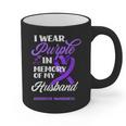 I Wear Purple In Memory Of My Husband Overdose Awareness Graphic Print Coffee Mug I Wear Purple In Memory Of My Husband Overdose Awareness Graphic Print Coffee Mug