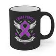 I Wear Purple In Memory Of My Mom Alzheimers Awarenesss Graphic Print Coffee Mug I Wear Purple In Memory Of My Mom Alzheimers Awarenesss Graphic Print Coffee Mug