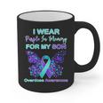 I Wear Purple In Memory For My Son Overdose Awareness Graphic Print Coffee Mug
